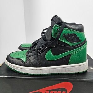 Jordan 1 Retro High OG Pine Green Black 555088-302 Mens Size 6.5 Youth